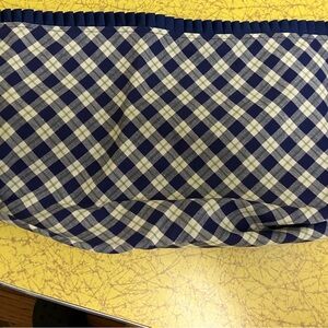 Longaberger Blue Ribbon Plaid Canning Basket Liner